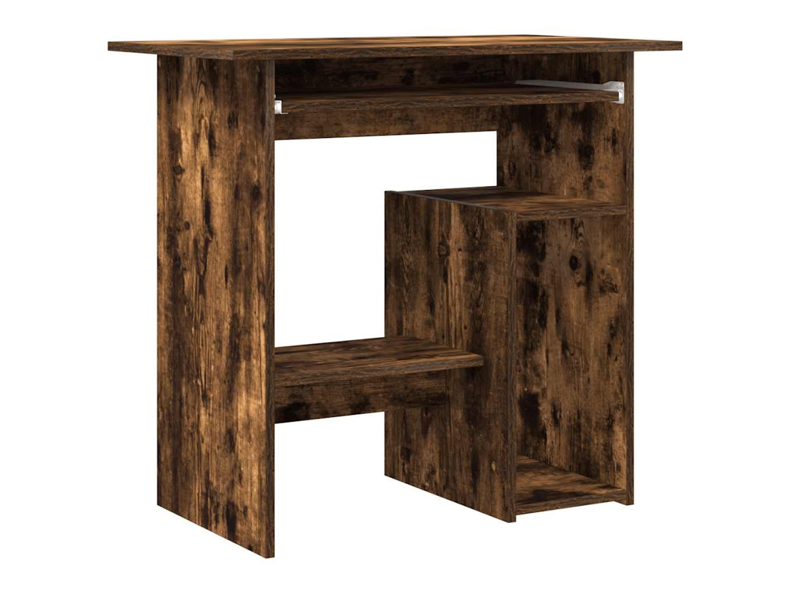 Secretária em Derivados da Madeira Cor Carvalho Fumado MAISON EXCLUSIVE (80x45x74 cm)
