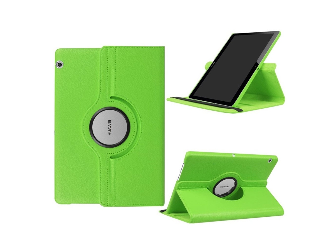 Capa Dobrável De Couro Para Huawei Mediapad T3 10, Verde