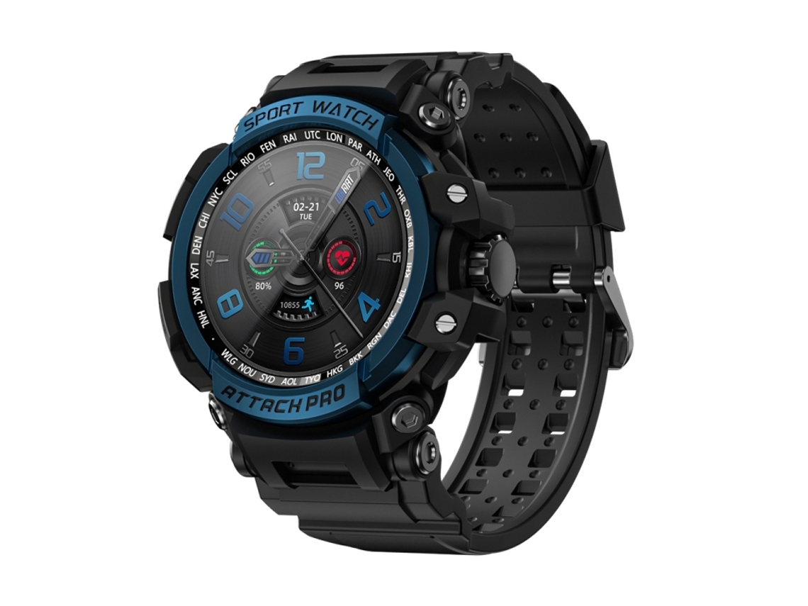 (azul) Relógio Esportivo Para Atividades Ao Ar Livre De 1,32 Polegadas Com Bluetooth 5.1 Compatível Com Chamadas Via Bluetooth.