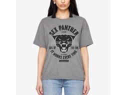 Rockinstone Anchorman Movie Sex Panther Heather Graphite Adult T-shirt Size:xxxl