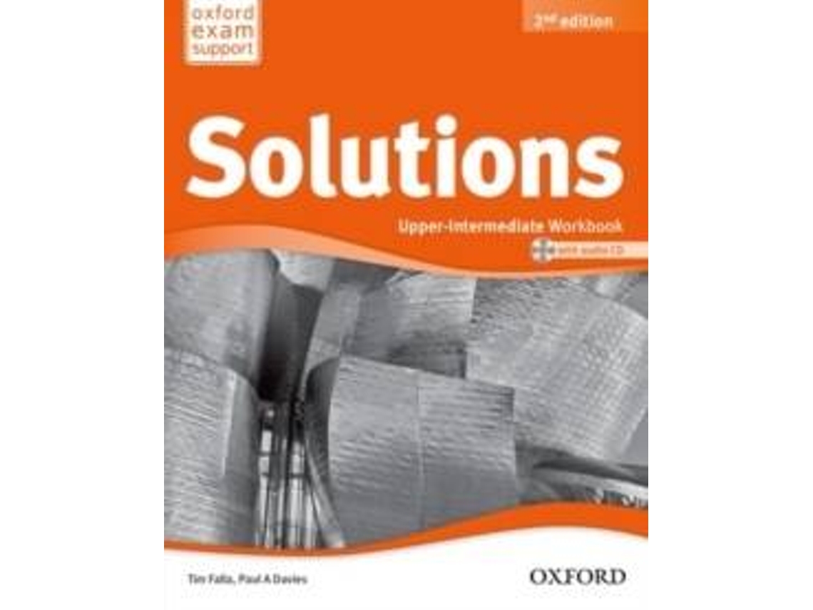 Livro Solutions UpperIntermediate Workbook de Tim Falla e Paul A Davies (Inglês)