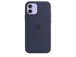 Funda De Silicona Com Magsafe Para Iphone 12 E 12 Pro Max Cor Azul Marinho Profundo Protetora Antideslizante 12 Pro Max Azul Marino Profundo