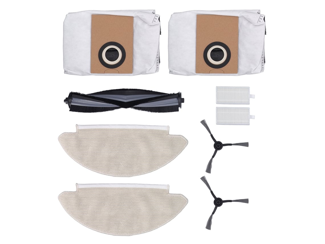 Kit acessórios para aspirador robô viomi alpha 2 pro: pincel principal, lateral, filtro e lenço de piso | S/MARCA