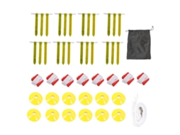 Conjunto de Futebol de Bandeira com Cintos e Bandeiras S/MARCA