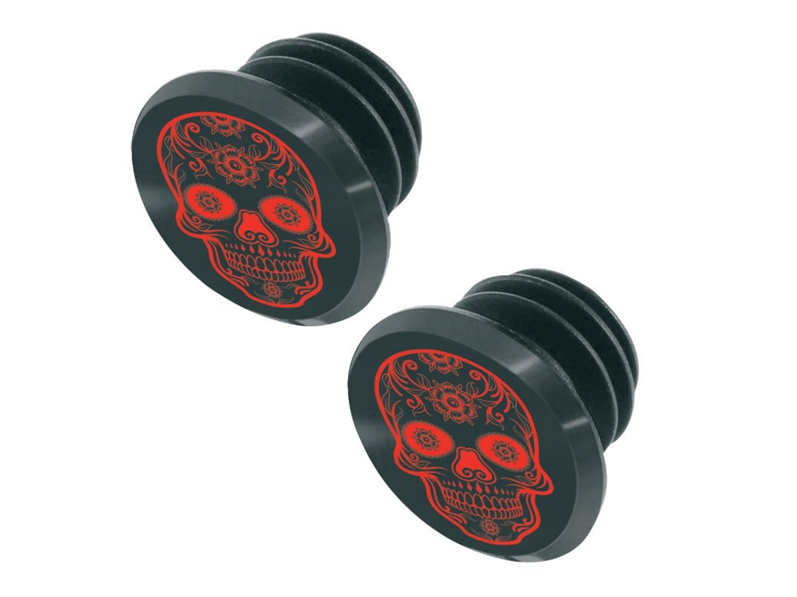 Conjunto de 2 tampas de guiador GIST Switch Skull