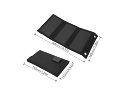 Painel Solar Plegável 8w: Carregador Portátil À Prova D'água E Rasgões Para Exterior