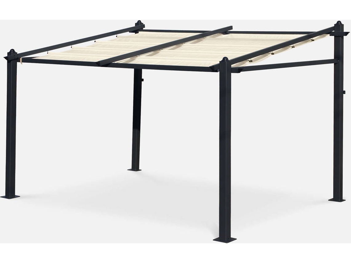 Pérgola SWEEEK Murum (Cru - Aluminio - 3X4M)