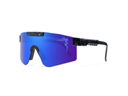 (estilo 22) Óculos De Sol Unissex Para Ciclismo Com Proteção Uv400 E Lentes De Polímero À Prova De Vento.