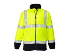 Forro De Lã Antiestático De Alta Visibilidade Fr Modaflame Amarelo / Xl