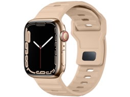 Bracelete Para Apple Watch 38/40/41/42mm Corante De Chá Com Leite Cuich