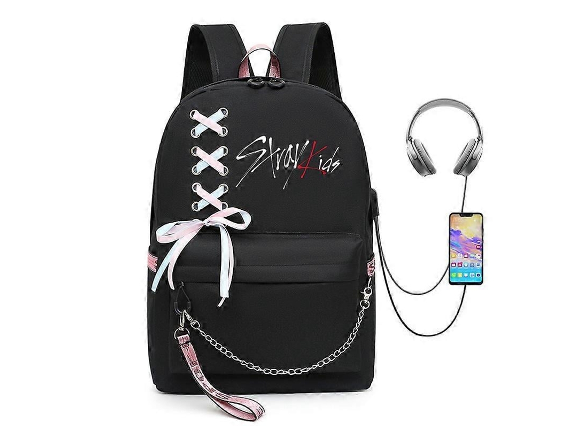 Mochila Escolar Casual Stray Kids Anime Guanguan 2 BRILVIBERA