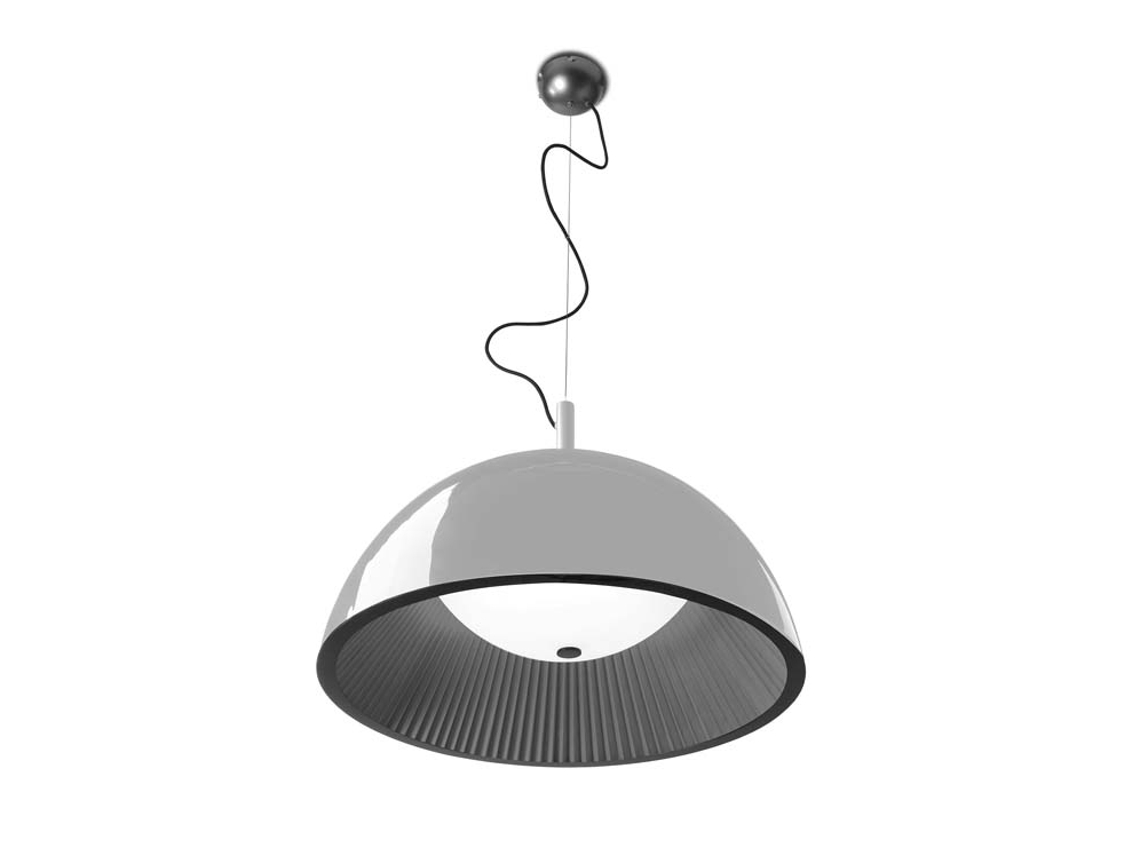 Ledsc4 Umbrella - Candeeiro Suspenso 1000x1130x3000mm, Aço, Cor Prata, Led 45w, 1500lm