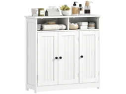 Armário Casa de Banho Mdf Cor Branco 85x30x85 cm Homcom