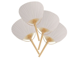 Conjunto de 4 Leques de Bambu BRILVIBERA
