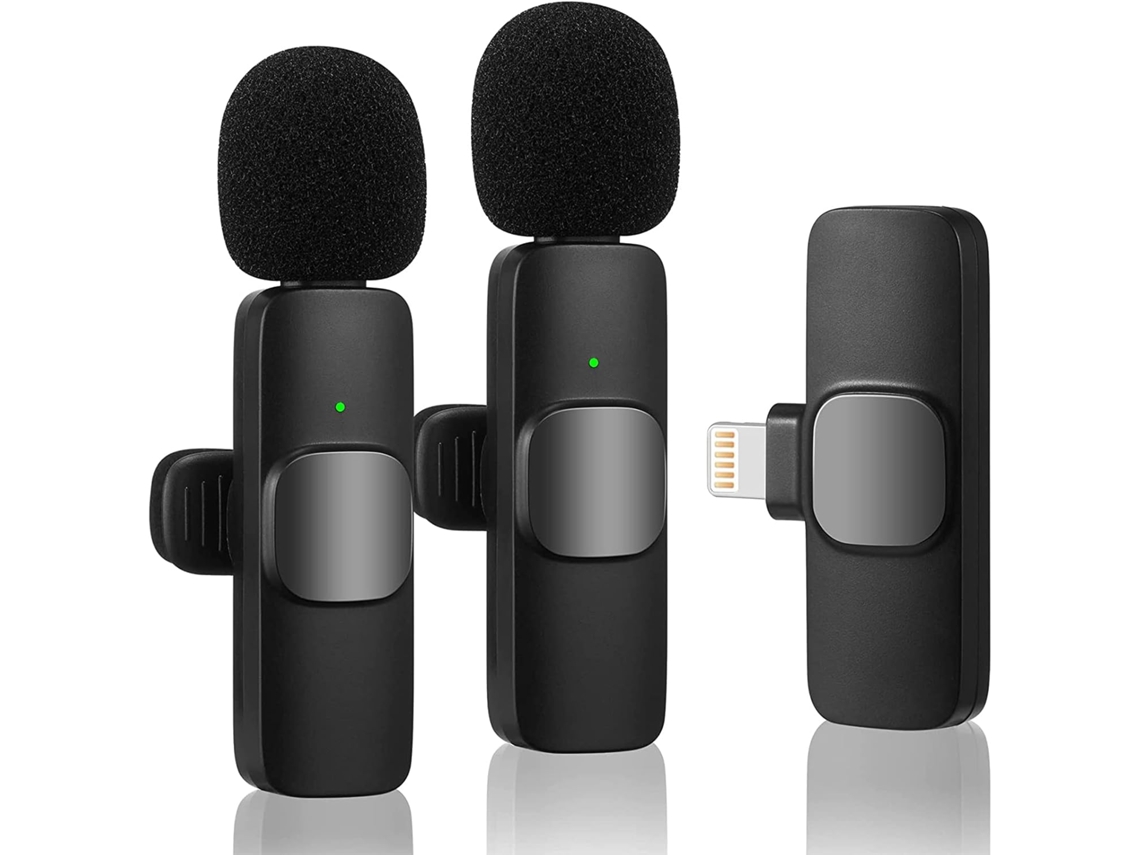 Microfone De Lapela Sem Fio Para Iphone Ipad Aquaforge