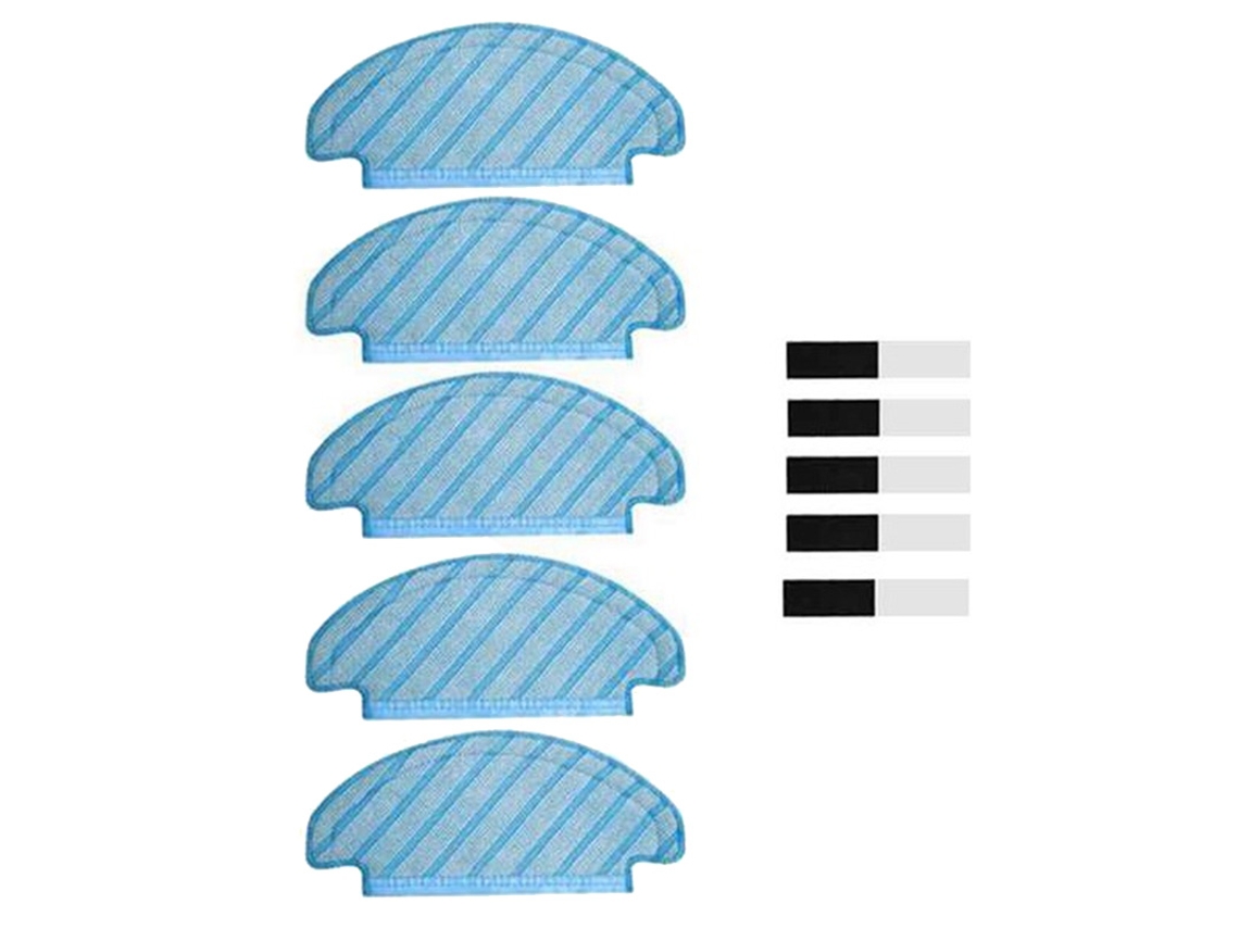 5 pçs panos de limpeza mop para ecovacs deebot t8 aivi t8 max aspirador acessórios peças reposição pano