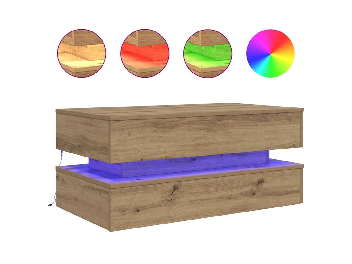 Coffee Table, Coffee Tables Vidaxl Marrom Madeira Processada (n/a)