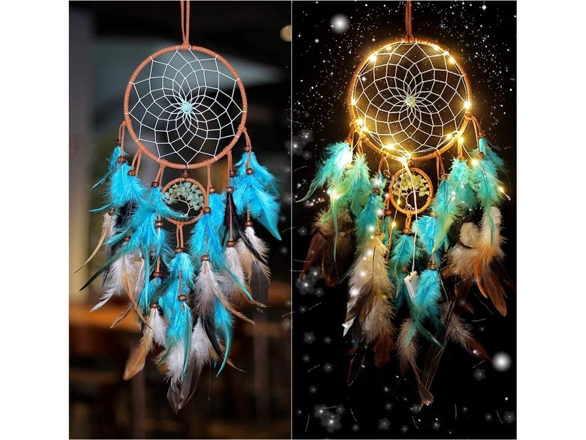 Atrapasueños LED Azul, Decoração de Parede ZYBLSSBB