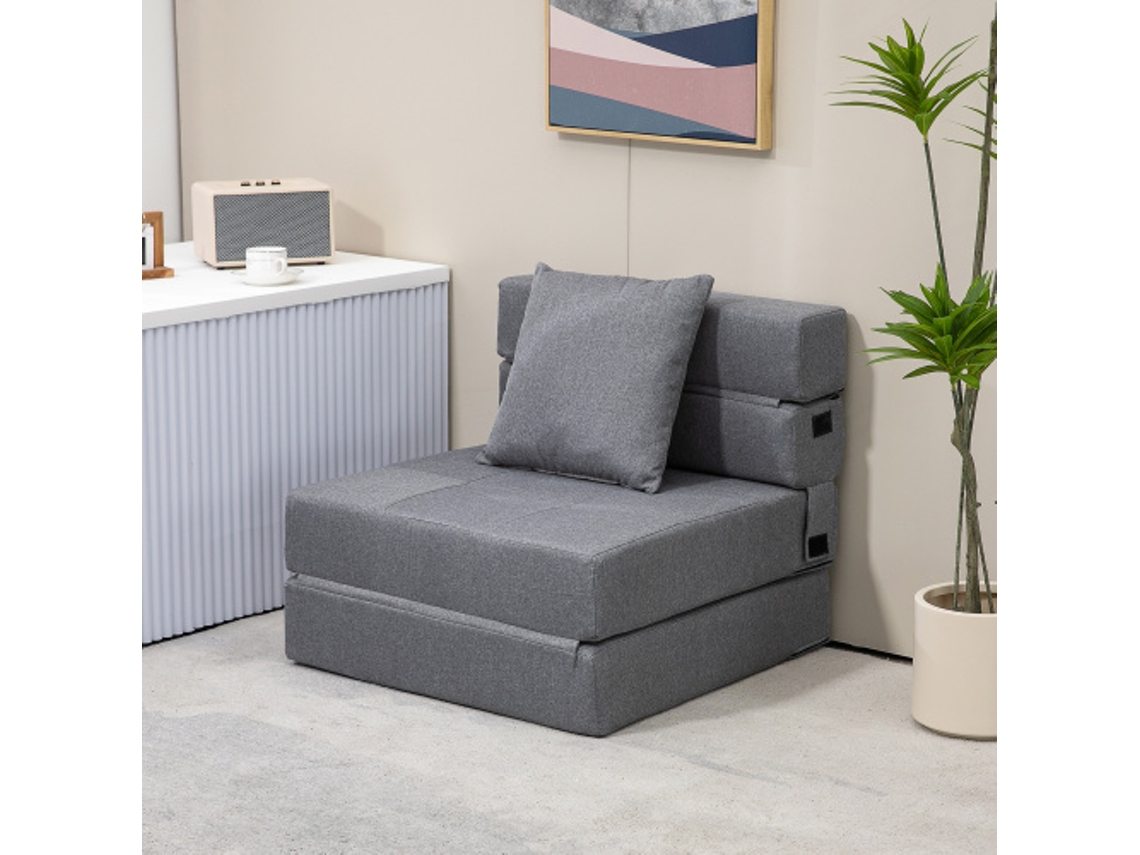 Sofá cama plegable 2 en 1 ZIWEI STORE con capacidad de 100 kg, sofá cama o sillón reclinable