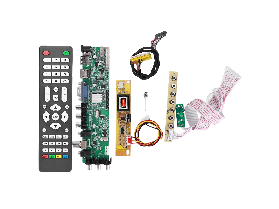 Yncm2026-placa Controladora Lcd General Com Inversor De Luz Lvds 3663 Para Tv