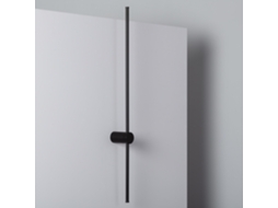 Aplique De Parede Linear Led De 15 W Em Alumínio Big Delux Preto