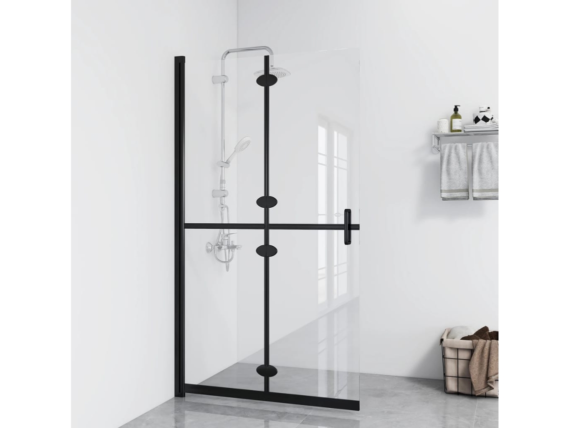 Divisã³ria Chuveiro Dobrãvel 120x190 Cm Vidro Transparente Esg DKD HOME DECOR