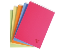 Bloco de Notas Espiral CLAIREFONTAINE Linicolor Din A4 Forrado