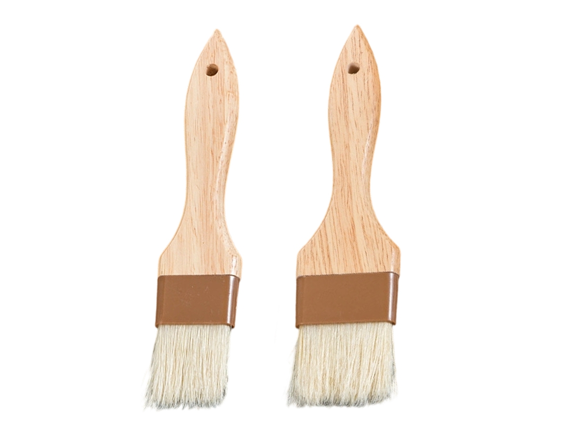 Escova Para Pincelar Ovos, Escova Para Pincelar Massas Com Estrutura Resistente Ao Calor, Escovas De Churrasco Com Cerdas Naturais Duráveis, Escova De