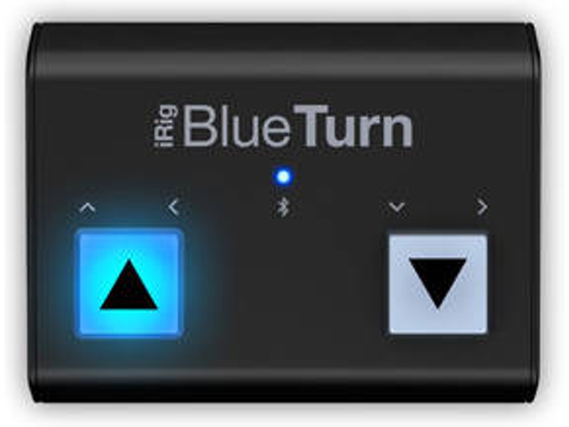 Comando para partitura IK MULTIMEDIA iRig BlueTurn