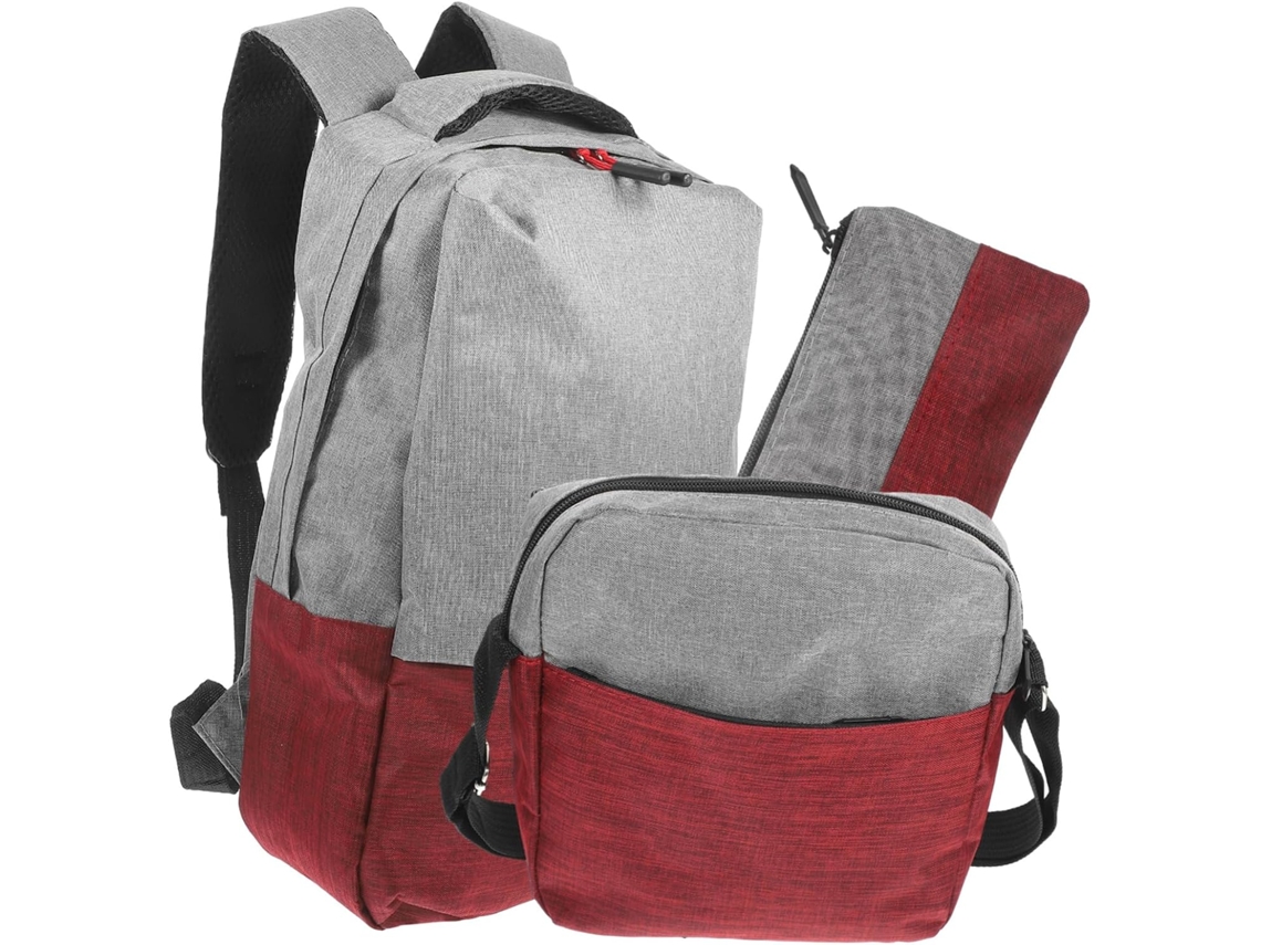 Mochila Masculina De 2 Peças, Bolsa De Ombro Com Compartimento Para Laptop, Acessórios De Viagem, Bo Gokoco