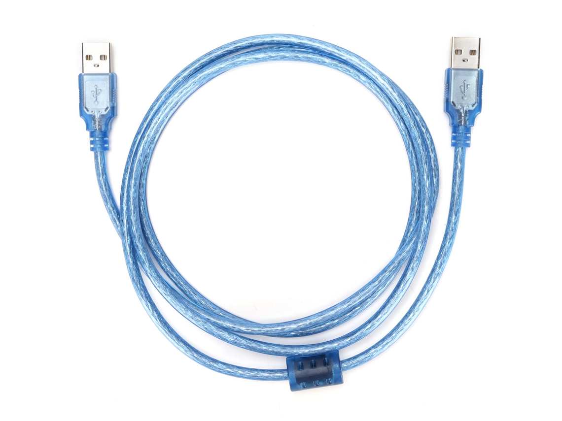 Cable Usb 2.0 Macho a Macho de 1,5 M, 24/28awg, Alta Velocidad para Carga Y Transferencia de Datos.