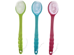 Conjunto De 3 Escovas Banho Com Cabo Longo Para Limpeza Das Costas, Conveniente Para O Banheiro