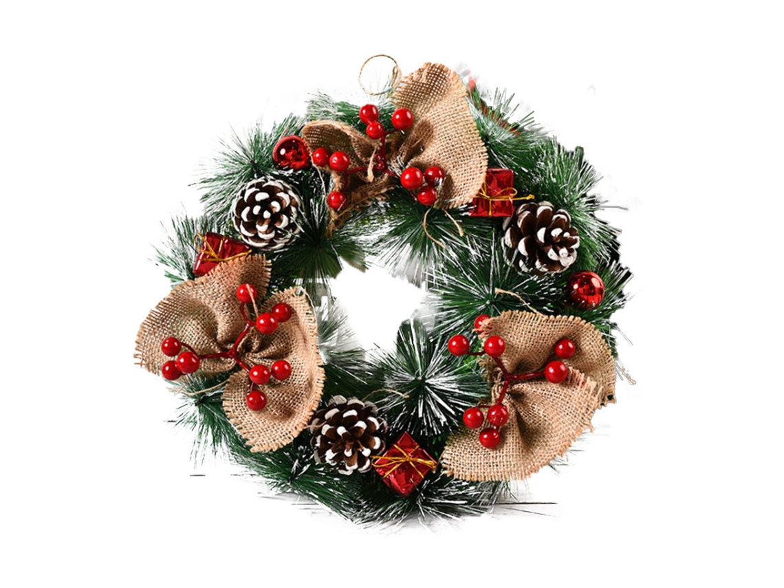 Guirlanda De Natal Artesanal Laxiscreed Para Janela E Vitrine, Decoração Natalina Elegante