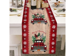 Lurelia Individual Algodão Linho Juta Lavável Natal Reutilizável Macio
