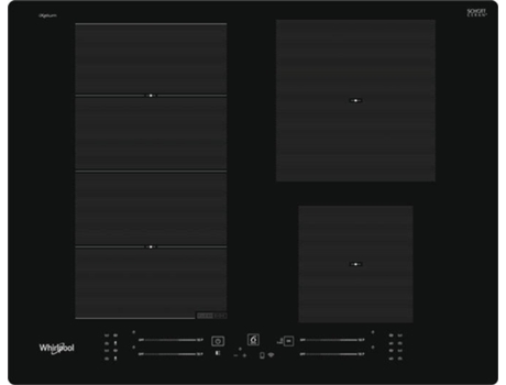 Placa de Indução WHIRLPOOL WF S2765 NE IXL (Elétrica - 65 cm - Preto)