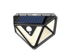 Luminária solar externa Brilvibera, versão atualizada com sensor de movimento solar (1 unidade)
