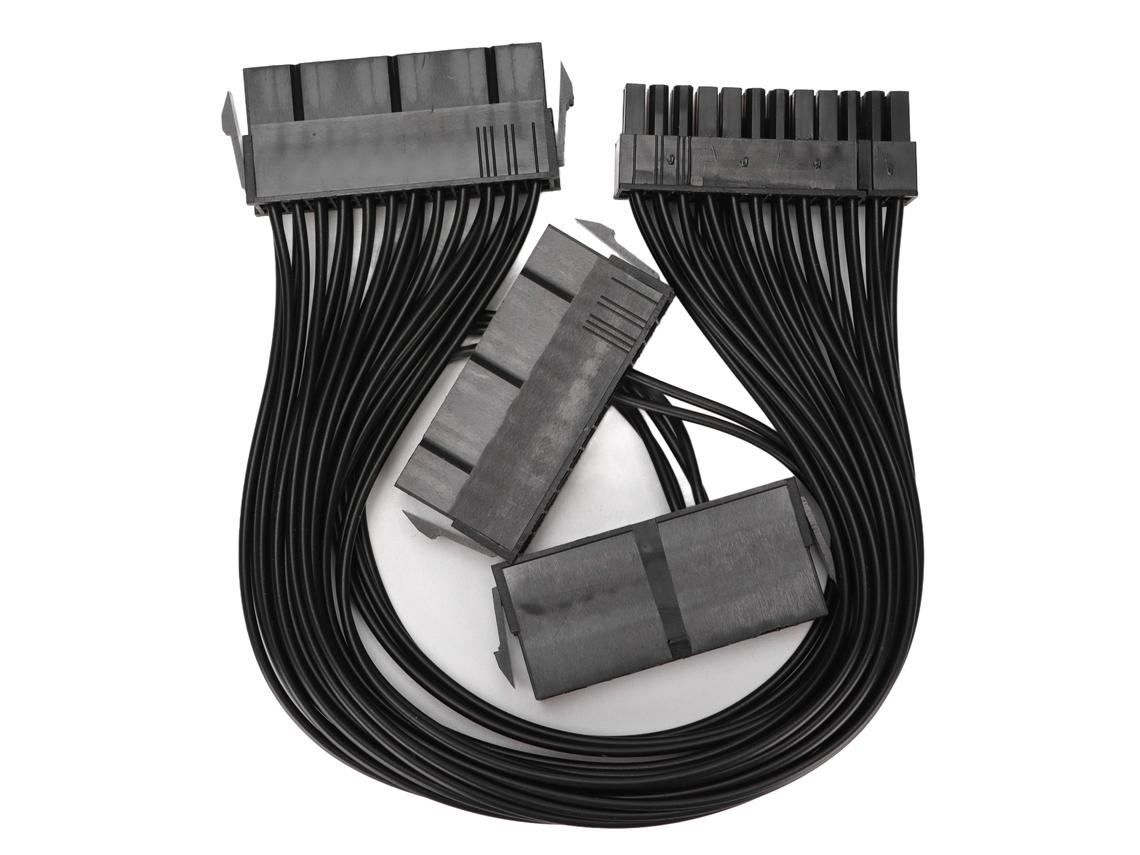 Extensor Power Sync EOOCOO sincronizado compatível com Dual Psu, extensão de 24 pinos