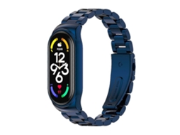 Pulseira De Aço Inoxidável Com Três Contas Mijobs Cs Para Xiaomi Mi Band 7 / 7 Nfc