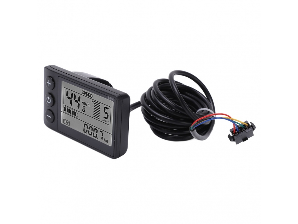 Lurelia Display Bicicleta Para Bicicleta Elétrica 22,2 Mm, 24v, 36v Impermeável E Leve