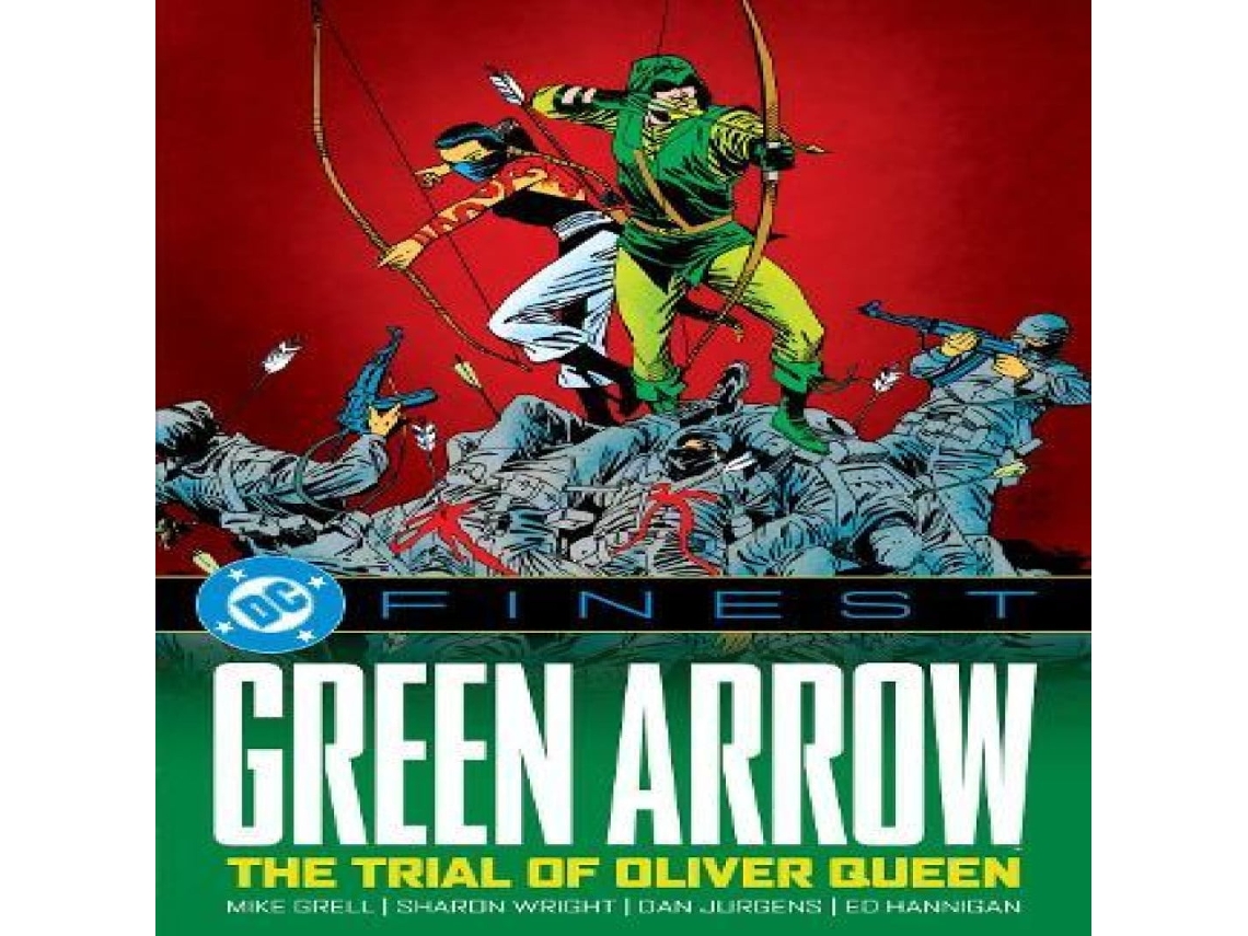 Livro DC Finest Green Arrow The Trial of Oliver Queen de Mike Grell (Inglês)