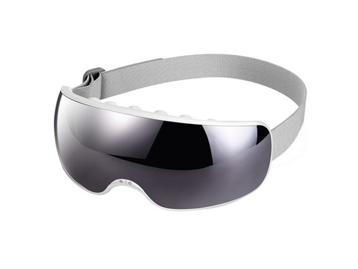 Massageador Ocular Multifuncional Com Função De Aquecimento Cinza 0 Sfushos (massagem De Acupressão Visual 16 Eletrodos Massageadores Bluetooth)