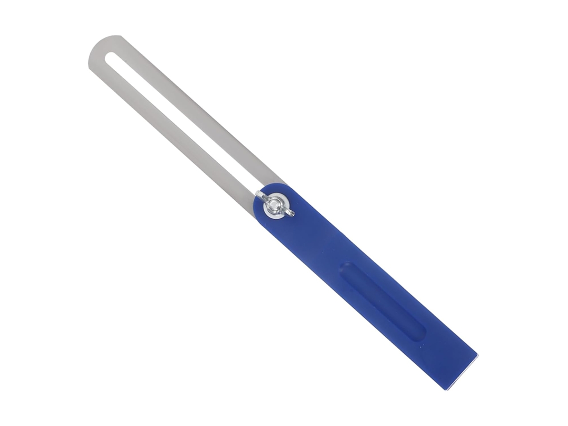 Régua De Ângulo Ajustável Em 360° Em Aço E Plástico, 25,4 Cm (10 Polegadas)