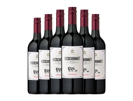 Vinho LE COCHONNET Merlot (0.75 L - 6 Unidades)