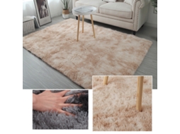 Tapete macio retangular hipoalergênico para sala de estar e quarto decorativo lavável à máquina S/MARCA