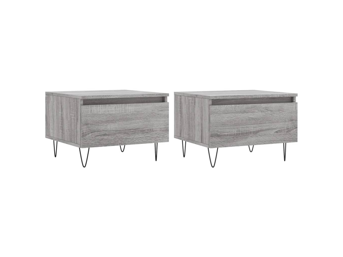 Coffee Table, Coffee Tables Vidaxl Cinzeto Madeira Processada (n/a)
