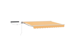 Vidaxl Toldo Retrátil Elétrico Areia 4 × 3 M