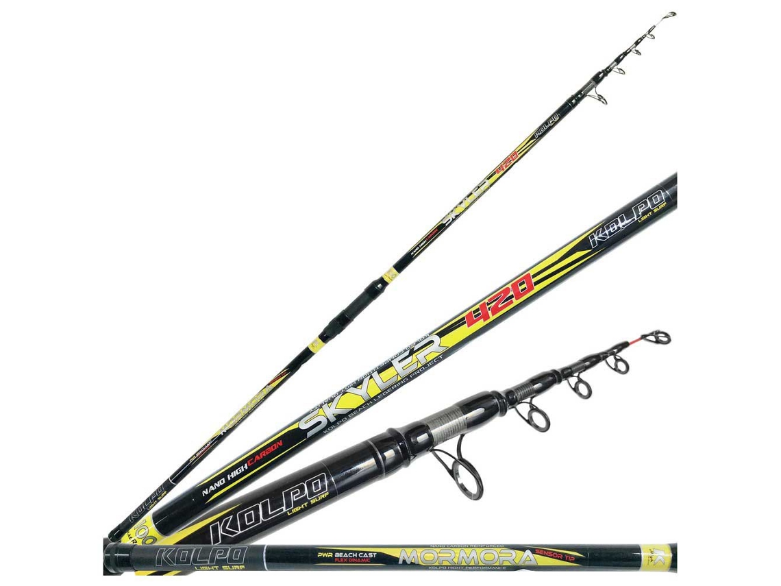 Vara Telescópica de Surfcasting Mormora Skyler Prateado 4.20 M / 100 Gkolpo