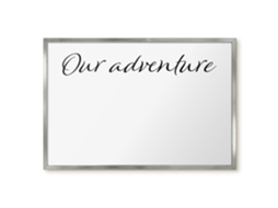 Magnetic Board Our Adventure For The Living Room Espelharte (60x40 Cm)
