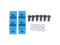 1 Par Servo Stay Aluminio Montaje Servo Coche Rc Soporte Servo Coche Modelo Para Tamiya Wr02 Gf01