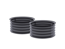 Conjunto para 4 Pessoas, Mesa e Cadeiras de Polirrattan com Almofadas, Cinza | S/MARCA